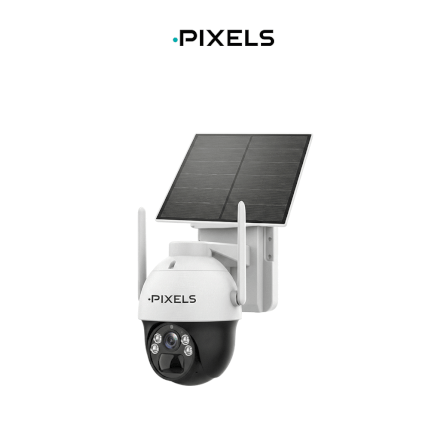 กล้องวงจรปิด 2 เลนส์ PIXELS CCTV PX-SOLAR 4G รองรับ SIM และ SOLAR CELLS 4 MP_0
